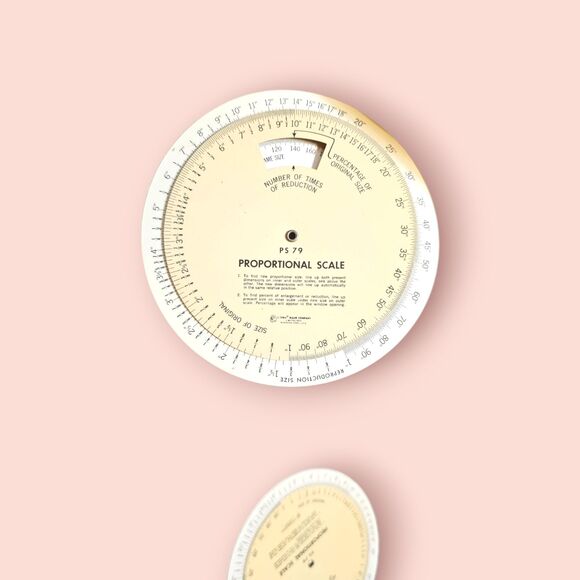 Set of (2) ps 79 proportional scale c-thru ruler - Picture 2 of 5